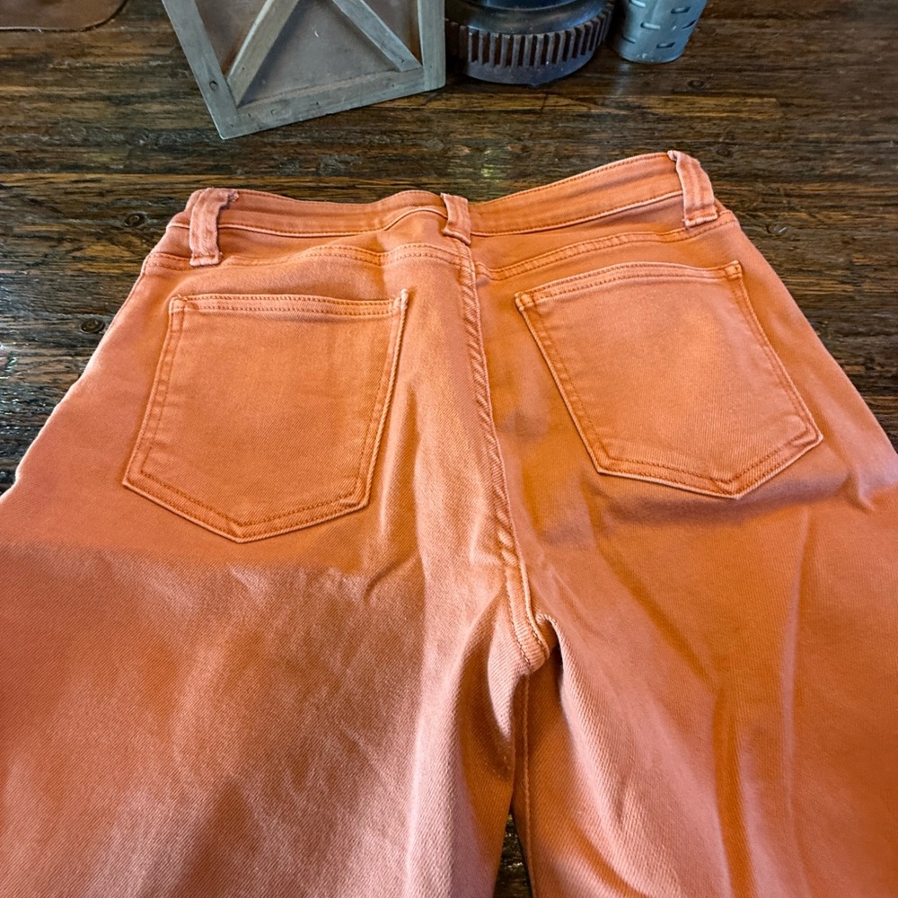 STS Blue 29 Stylish Front Seam Detailing Diane High Rise Rust Pants Wide Leg - Picture 6 of 17